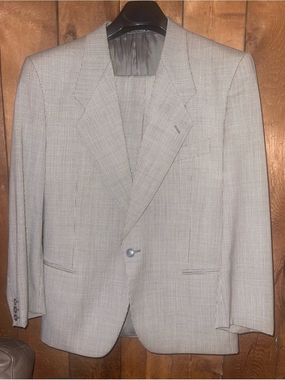 Vtg 90s Giorgio Armani Wool Suit 40S W30